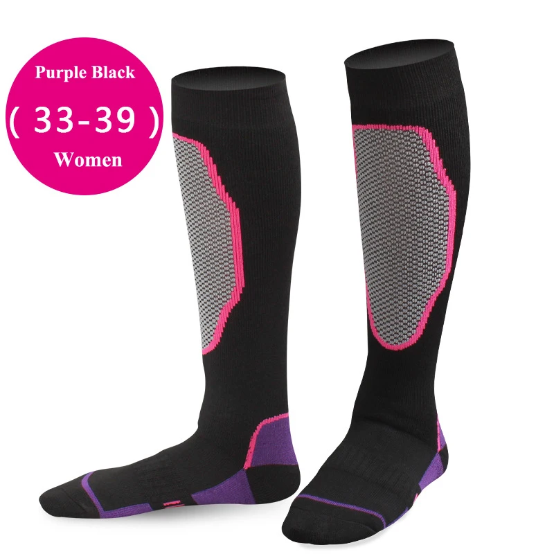 Ski Socks Cotton Sports Snowboard Cycling Skiing Soccer Socks Men Women Children Moisture Absorption High Elastic Thermal socks