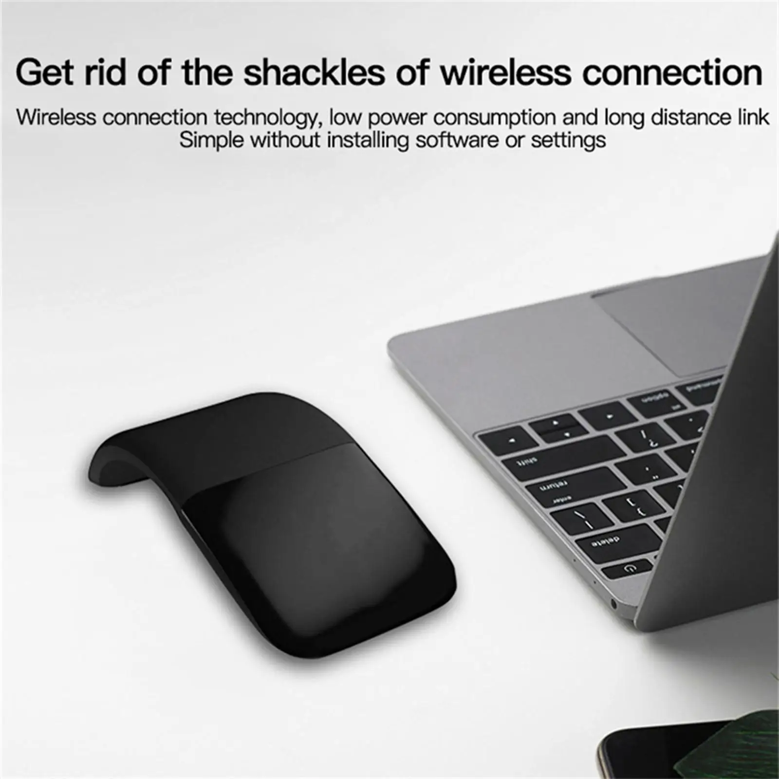 2.4 GHz Wireless Mouse Silent Click Ergonomics Mute for Tablet PC