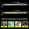 Glass Scriber Pen Tungsten Carbide Engraving Pen Glass Scribing Cutter Pen For Glass Ceramic Tile Metal Plate Wood Carving Pen 3