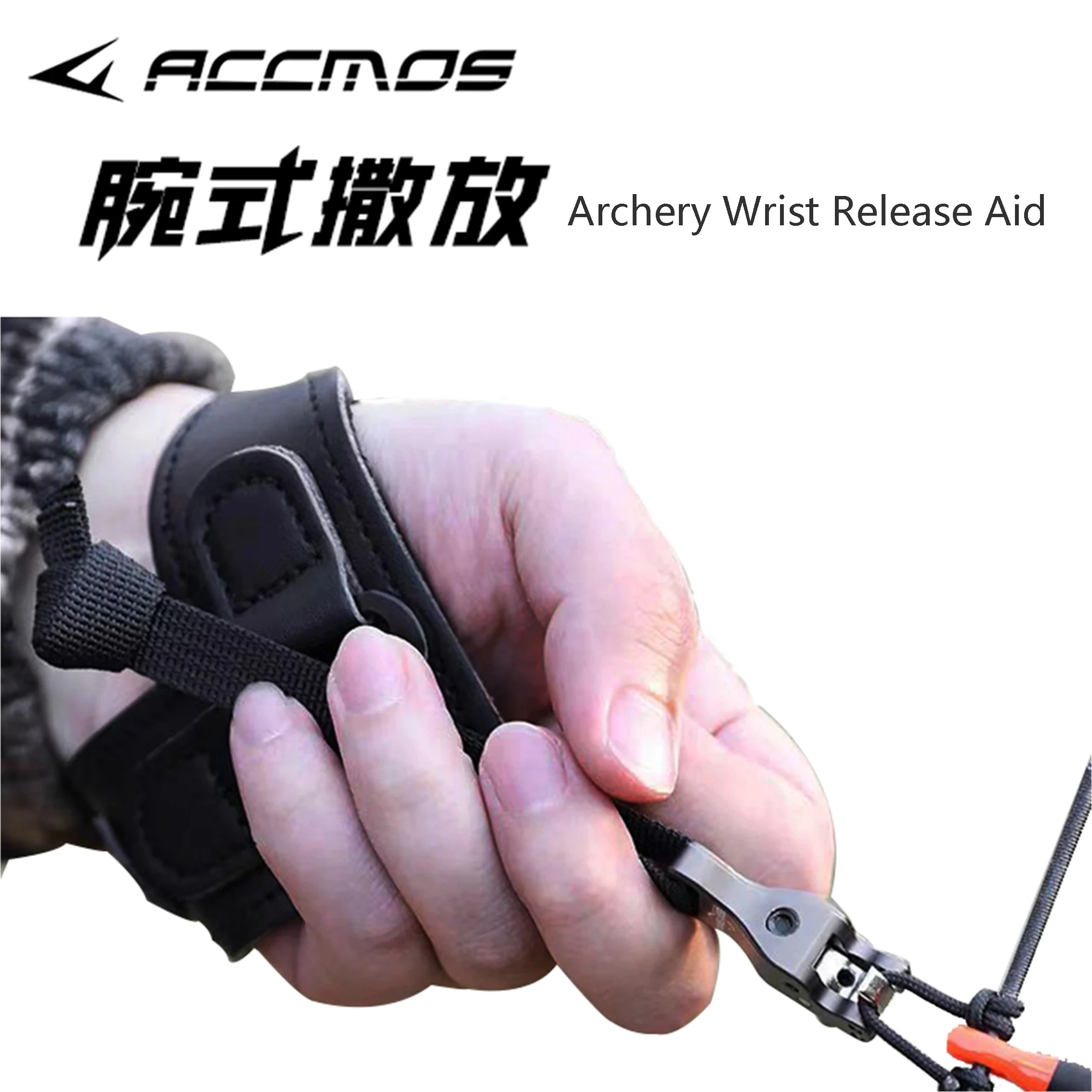 Archery Caliper Release Aid Compound Bow Strap Shooting Arrow Trigger Wristband Archery Bow Hunting Shooting Accessory