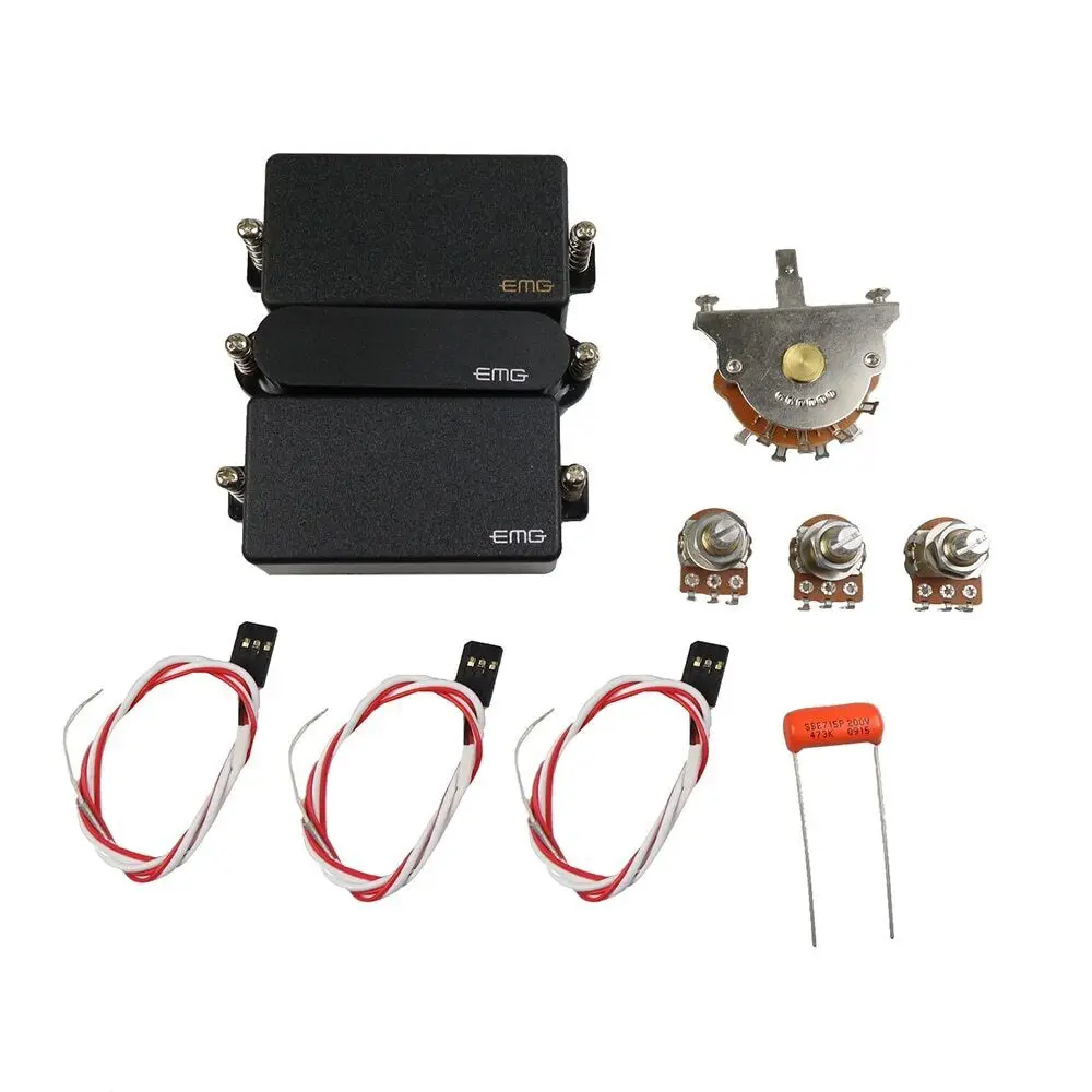 

Upgrade HSH Active Pickup Guitar Pickup Humbucker Pickup Neck Middle & Bridge Professional Guitar Accessories