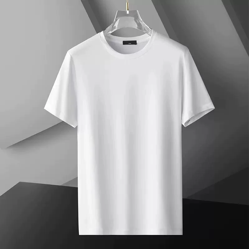 Pure white short sleeves