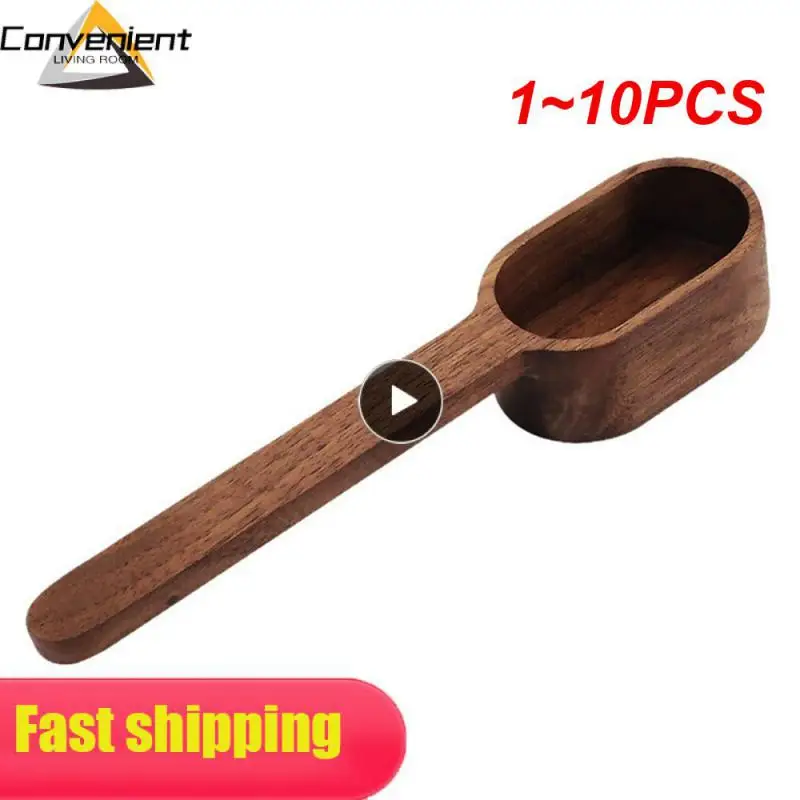 

1~10PCS Home Wooden Measuring Spoon Set Kitchen Measuring Spoons Tea Coffee Scoop Sugar Spice Measure Spoon Measuring Tools for