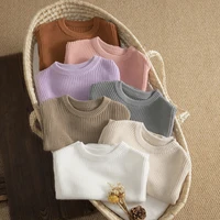 Ma&Baby 0-24M Newborn Infant Baby Girl Boy Romper Knit Jumpsuit Solid Color Warm Fall Winter Clothing Sweater 2