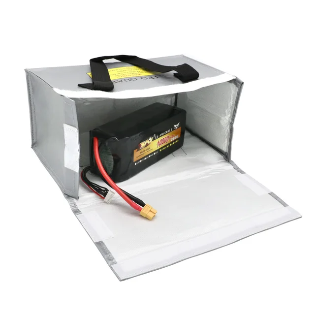 Borsa Ignifuga OVONIC Per Batterie Lipo - Antiesplosione, Grande Capacit&agrave;, Sicurezza