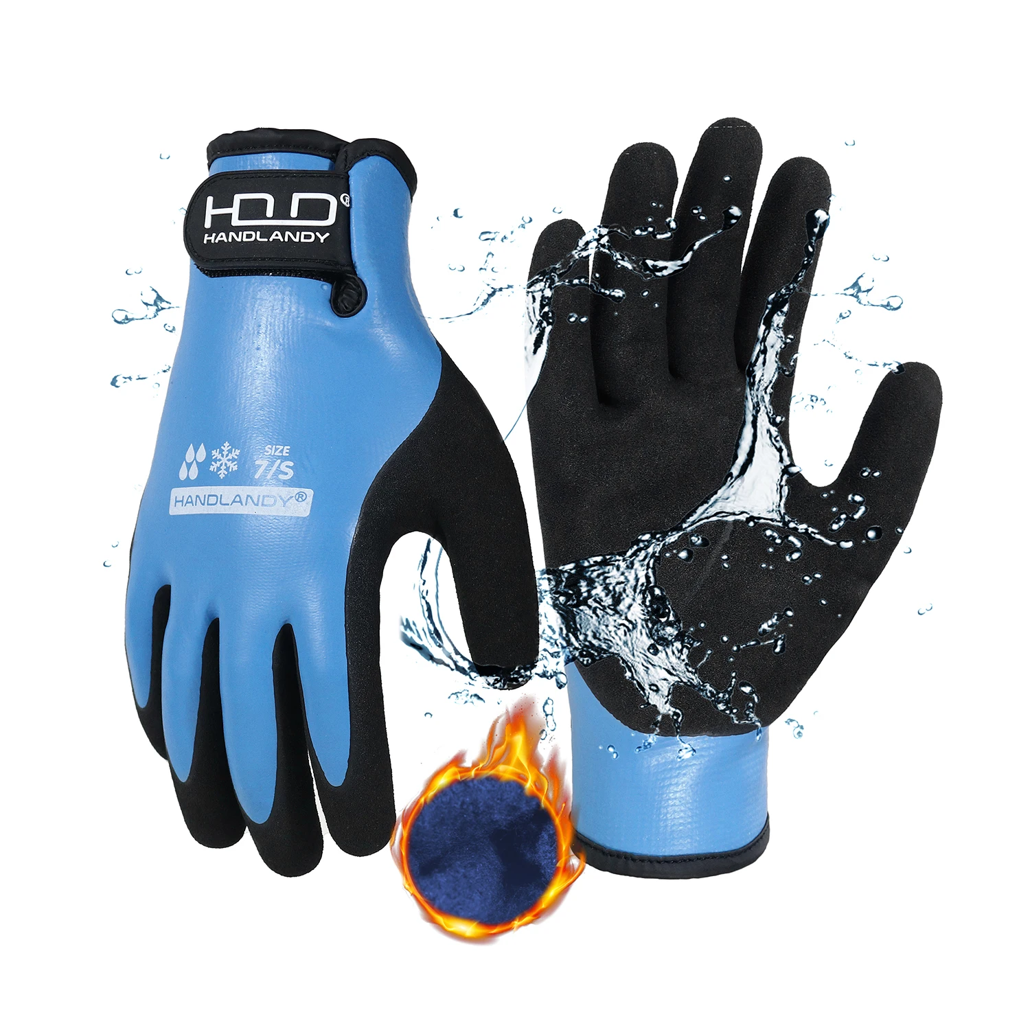 Waterproof Work Gloves for Cold Weather Insulated Winter Freezer Work Gloves with Grip CE certification work gloves work gloves protective gloves insulating gloves