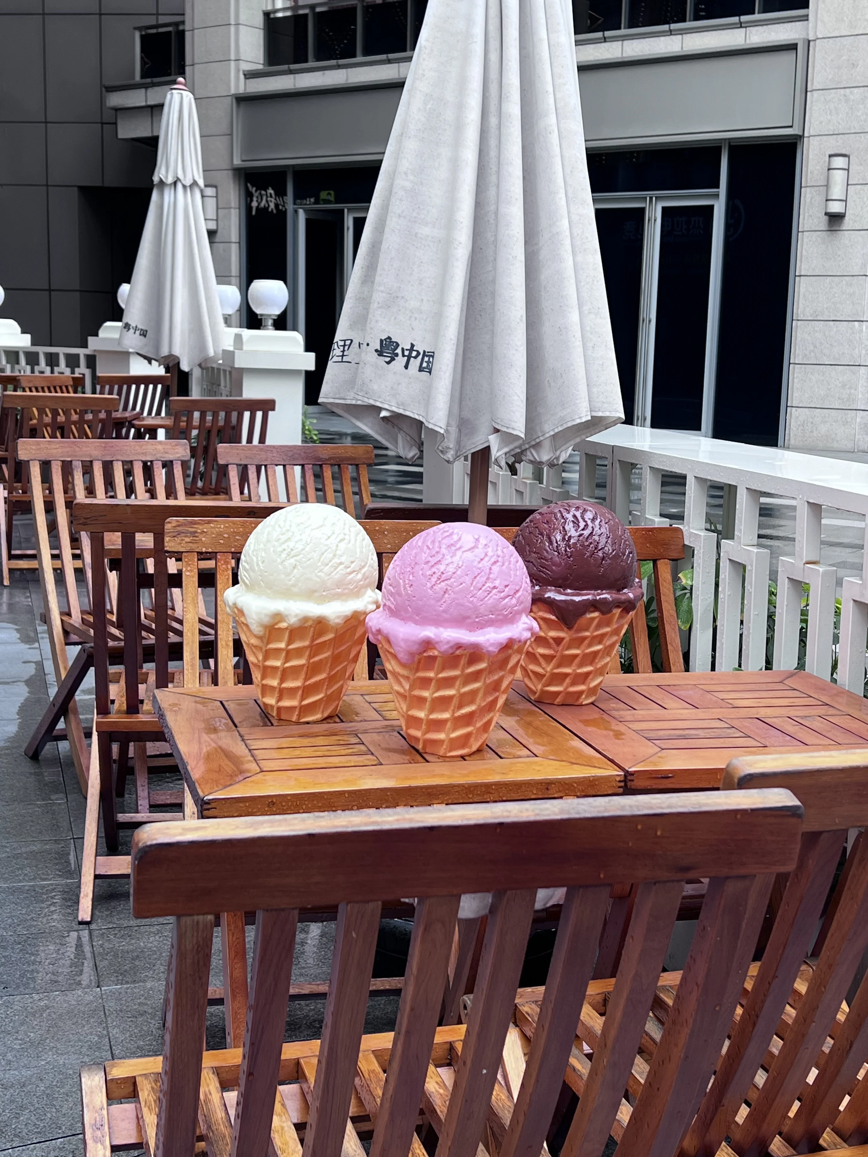 Vintage Style Large Plastic ice Cream Model Dessert Shop Window Display Cabinet ice Cream Ornament Model