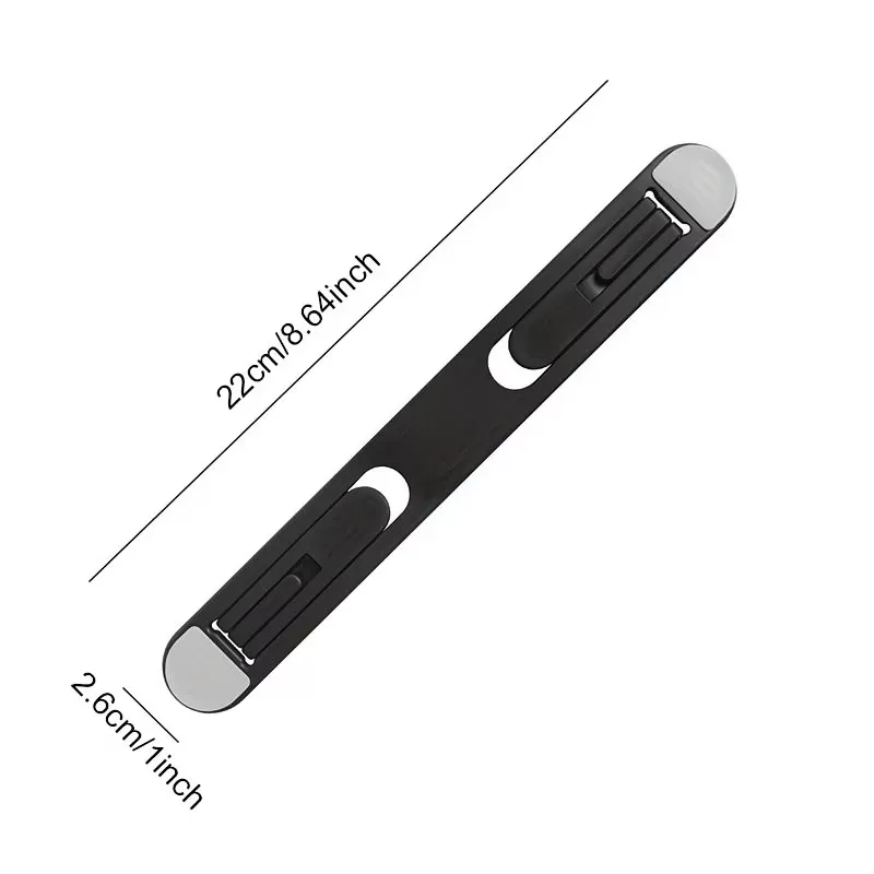 휴대용 노트북 스탠드 1개, 접이식 노트북 지지대, 조절 가능한 노트북 스탠드, 내구성이 뛰어난 PP 소재