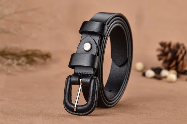 men's belts for jeans Anti-Metal Allergy Belt Ladies Belt Japanese Hot Girl Top Layer Cowhide Pin Buckle Casual All-Match Narrow Pure Cowhide Belt mens black belt