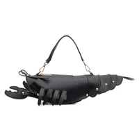 Sacs à bandoulière en PU avec fermeture éclair, Niche en forme de homard, sacs pour dames de haute qualité, couleur unie, rivets, sacs à bandoulière à la mode, 2025 6