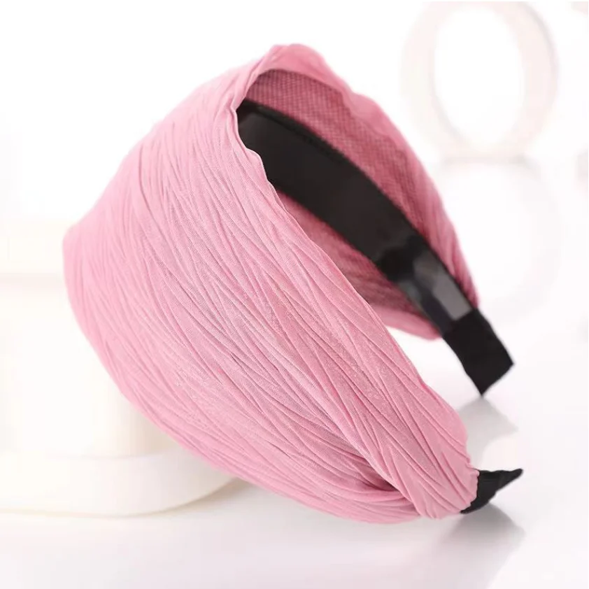 Spitze bestickte Blume Stirnband breite Frauen Haar Hoop Kopfbänder gezahnt rutschfeste Haarband Lünette Haar-Accessoires Kopfschmuck – Detail 19