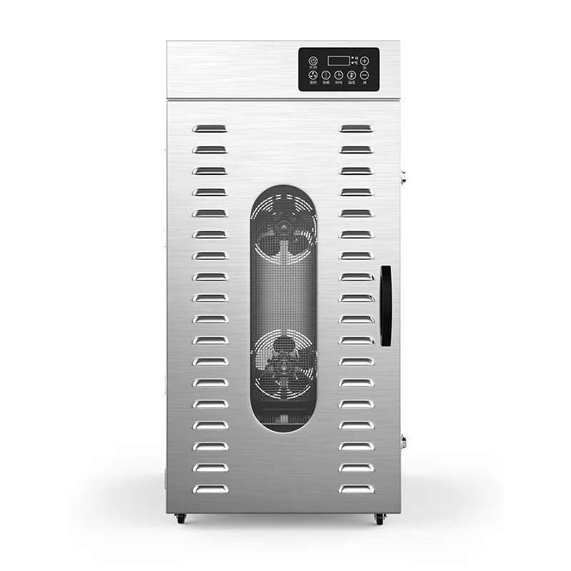 Rotary Smoke Dryer Stainless Steel Double-layer Heat Insulation Anti-scalding Food Roaster Medicinal Pet Snacks Fruit Drying Mac