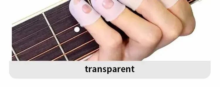 10 stücke Gitarre Fingertip Set Gitarre Schutz Finger Daumen Hoder, Silikon Fingertip Kappen Für Saiten Instrument Anfänger – Detail 9