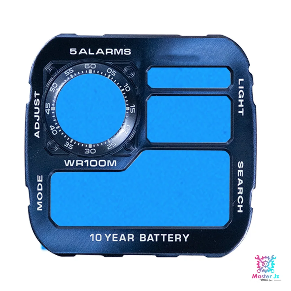 Color-Changing PVC Screen Filter for CASIO Watches - 17 Vibrant Options