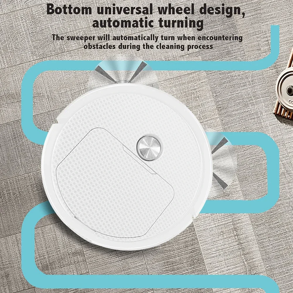 2024  Mini Sweeper Sweeping 3 In 1 Smart Sweeping Robot and Vacuuming Wireless Vacuum Cleaner Sweeping Robots   Use Air blower 4