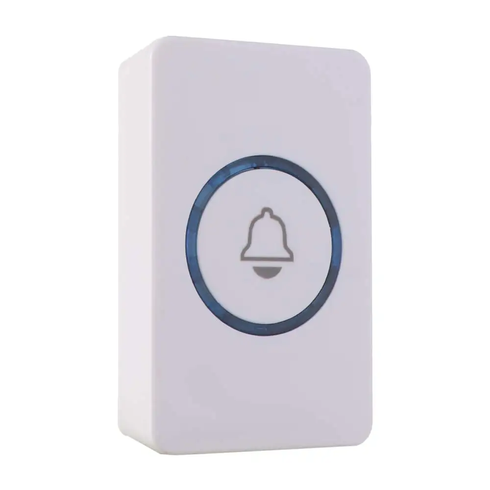 Waterproof Wireless Doorbell 60 Chimes 5 Volume Smart Doorbell 300M Range Battery-Operated Door Chime Kit Apartment