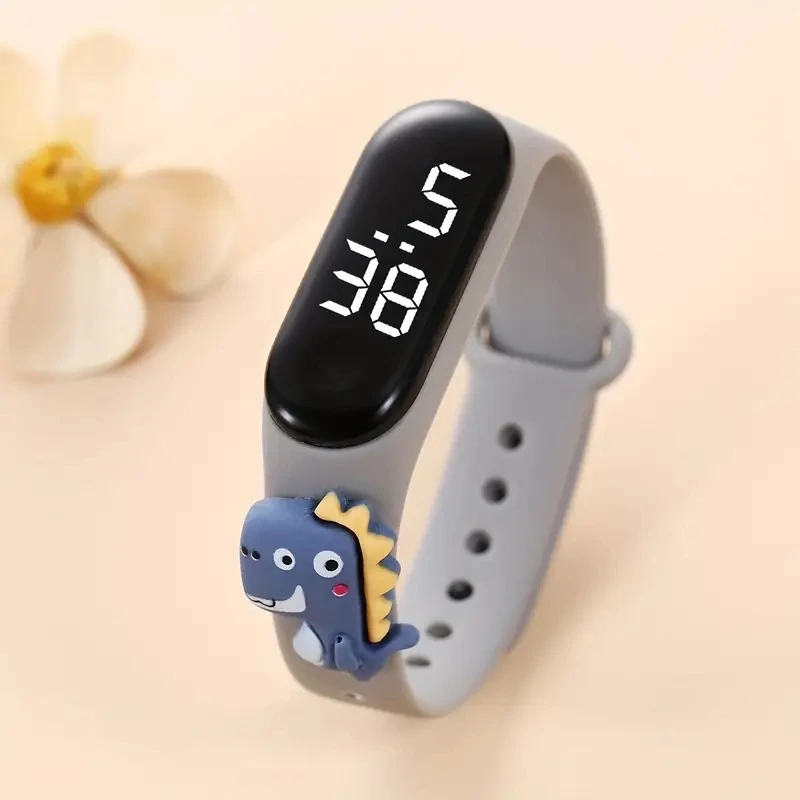 New Cartoon LED Electronic Watch 3 Action Figure Band Creative Student Plastic Bracelet CHILDREN'S Touch electronic watch