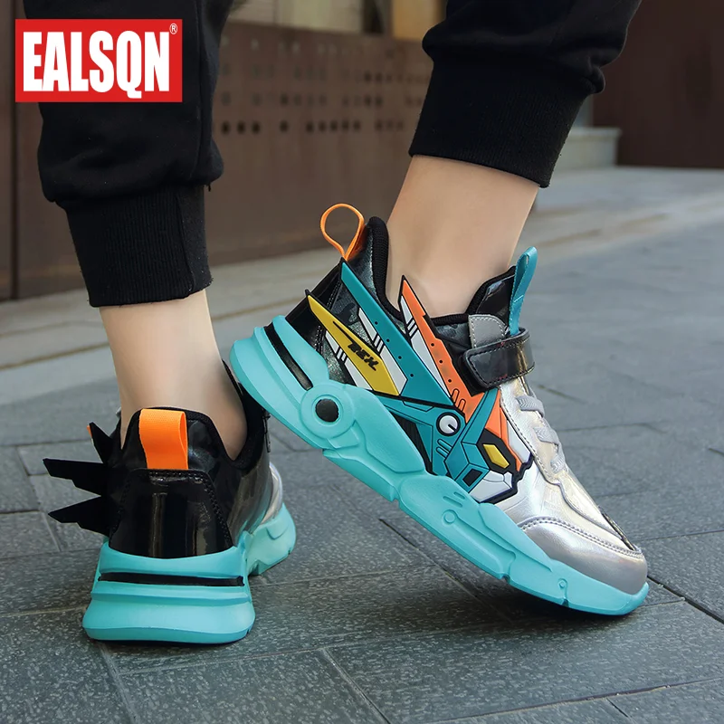 Kids Shoes Boys Sneakers PU Leather Children Sneakers 2024 New Fashion Casual Sports Tennis Shoes for Boy - 6