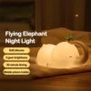 Children Silicone Night Light Cute Elephant Baby Dimmable Timed Sleeping Night Lamp for Bedside Bedroom Decoration Gift Birthday 2