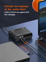 LDNIO 140W GaN international Travel Adapter USB C Charger Block 100W Port LED Display AU US UK EU Charging Station Wall Charger - Image 3