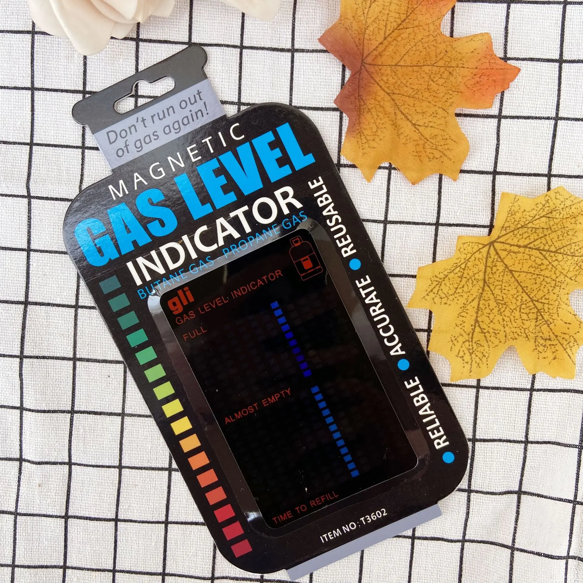 Gas Tank Residue Test Card Reusable Gas Tank Residue Magnetic Test Card Discoloration Ink Material Accurate for Gas Storage Tank Residue