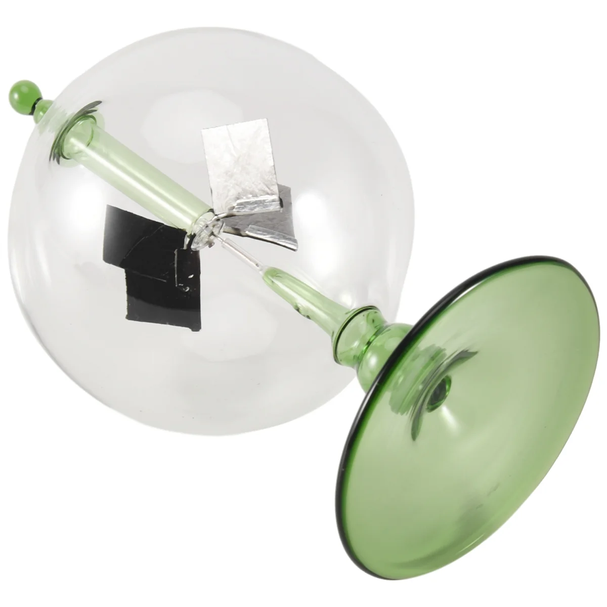 Green Solar Power Radiometer Crookes Solar Energy Spinning Vanes Windmill Gift Home Desk Decoration 4