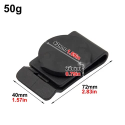 Magnetic Belt Buckle Adjustable Tool Holster with Non - Slip Heavy - Duty Design for Wrenches and Screwdrivers (43mm)