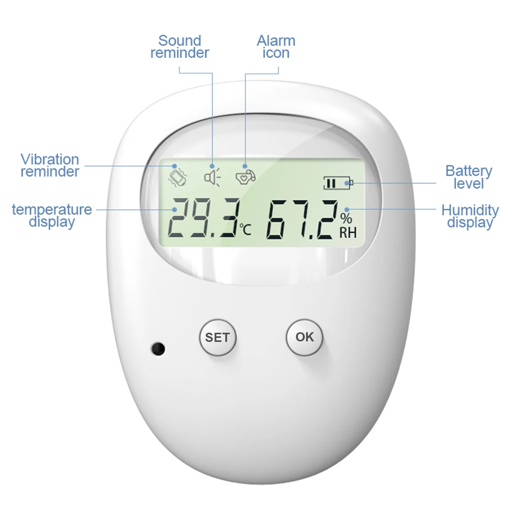 Wireless Bedwetting Alarm Pee Alarm with Receiver for Boys Grils Kids Potty Training Elder Care 10-20M Range Vibration Reminding