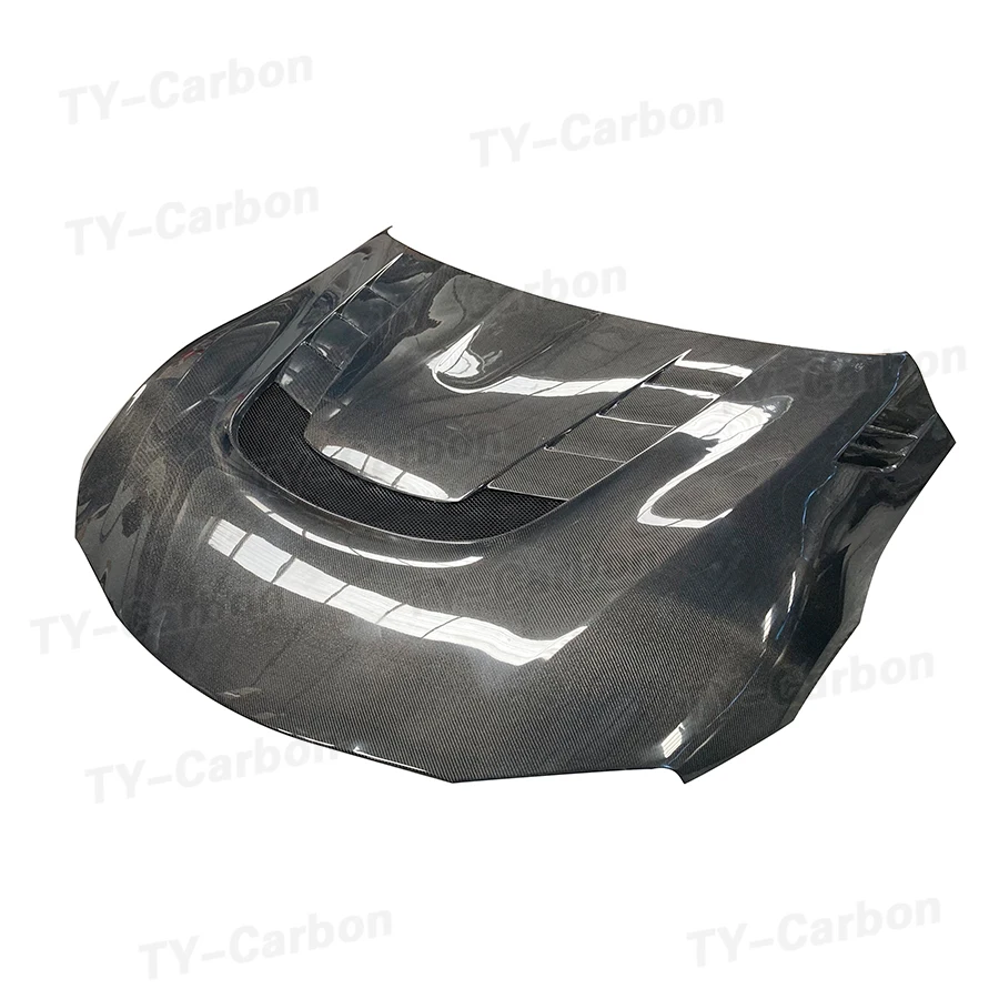 トヨタ対応リアルカーボンファイバーフロントエンジンフード、スープラ