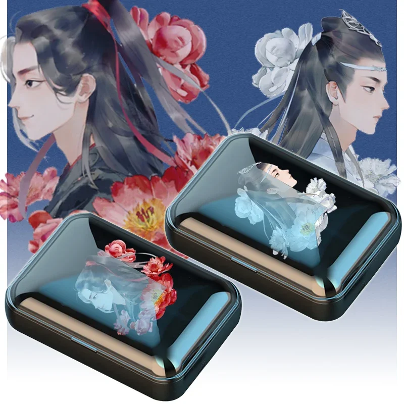 

Mo Dao Zu Shi Bluetooth earphones Wei wu xian Lan wang ji cosplay MDZS For Android Wireless Earbuds Bluetooth 5.0 HD Anime cos