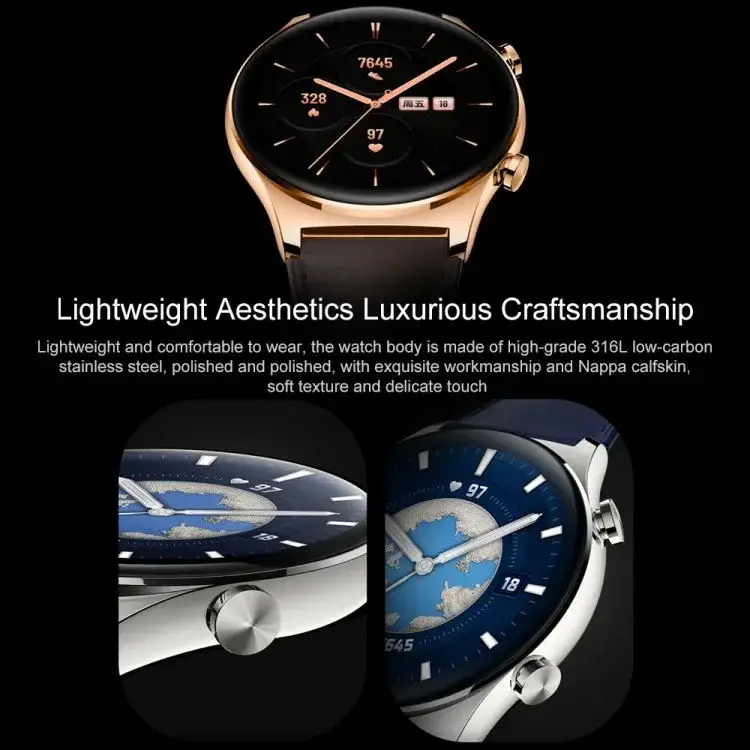  HONOR Watch GS3 ۷ι , 3D  , Ʈġ GS3, 1.43 ġ AMOLED ũ, 8 ä Ȯ ǰ ͸