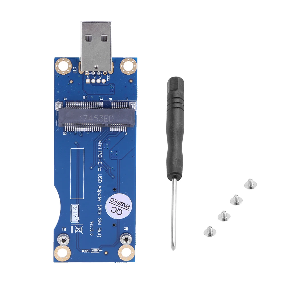 Мини-адаптер PCI-E к USB + слот для SIM-карты pin компьютерной модульной карты WWAN LTE |