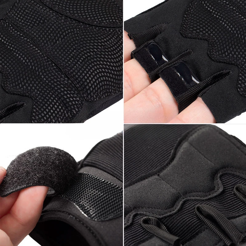 Sports Gloves Outdoor Motorcycle Gloves Sport Gloves Half Finger Cycling Men Women Knuckle Protection Sports Fitness Fingerless