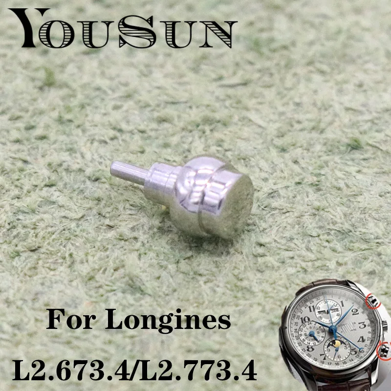 

For Longines L2.673.4/L2.773.4 Watch Timing Button Accessories