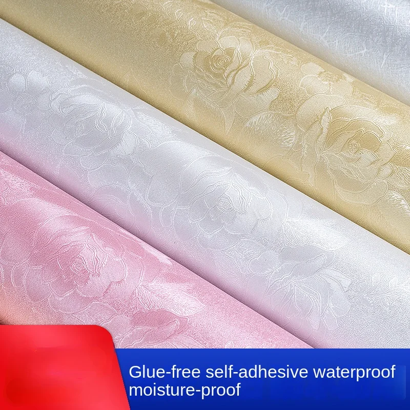 SelfadhesivewallpaperPVCthickenedwaterproofandmoistureproofbedroomlivingroom