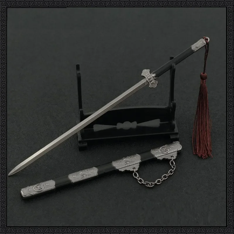 

Меч луцинъян из коллекции великое путешествие для подростков, модель металлического меча, 22 см, внешняя часть из стали, аниме, подарки, игрушки для мальчиков