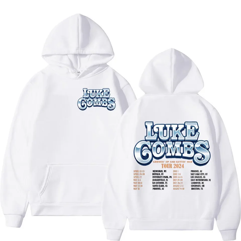 Luke Combs 2025 Autumn Tour Retro Hoodies