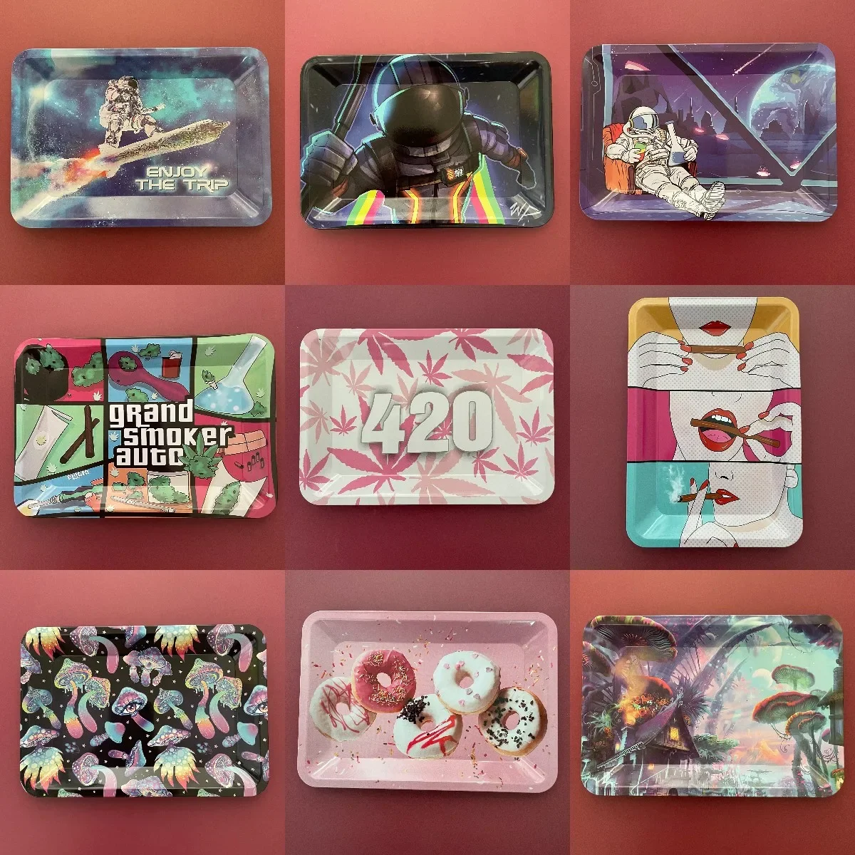 Metal Rolling Tray 180*125mm