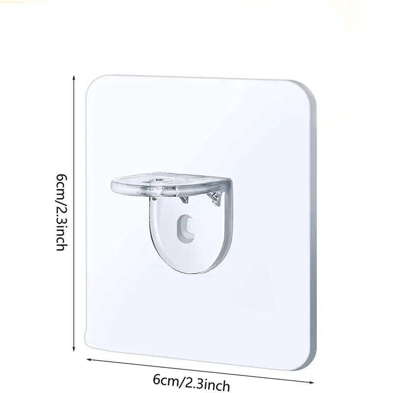 Wardrobe Divider Brackets 4/10pcs Non-Perforated Closet Layering Load Bearing Shelf Partition Fixing Accessories