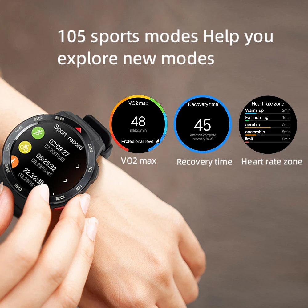 Mibro gs pro android smartwatch 1,43 zoll amoled bildschirm gps  