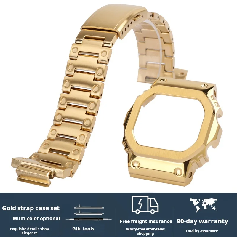 Steel Mod Kit Bezel Case Band G-SHOCK DW5600 GW-M5610 Modification