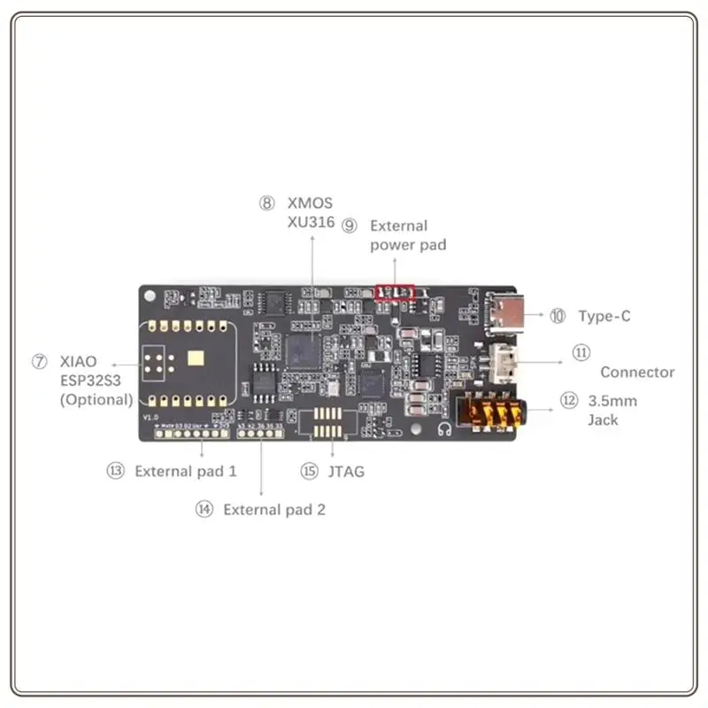 Respeaker Lite AI Speech Processing Algorithm Development Board 2 Microphone Array Withspeaker
