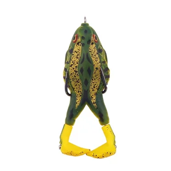 Frosch köder Doppel propeller beine Silikon-Weich köder 13,6g 16,6g Top water Wobbler Kunst köder für Bass-Wels-Angel werkzeuge — изображение 5