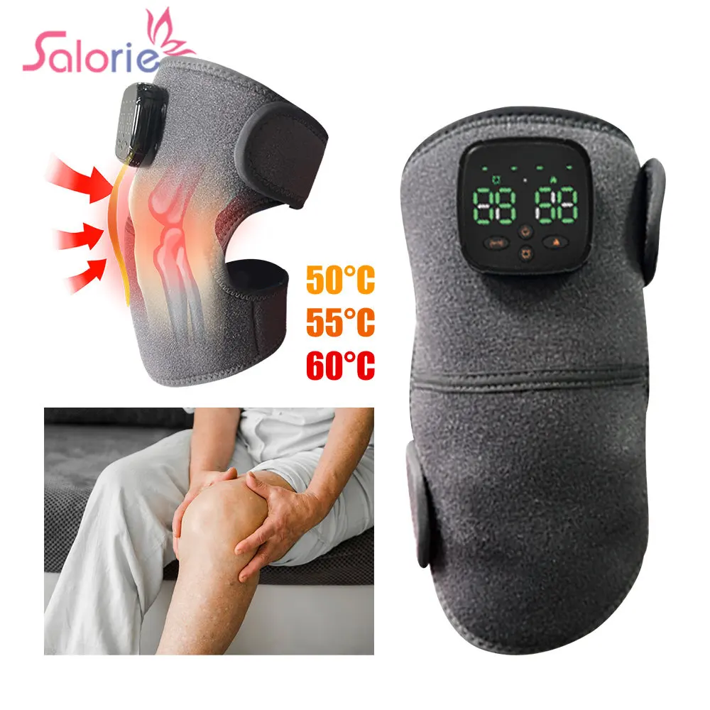 ElectricHeatingKneeMassagerVibratorKneePadJointPhysiotherapy