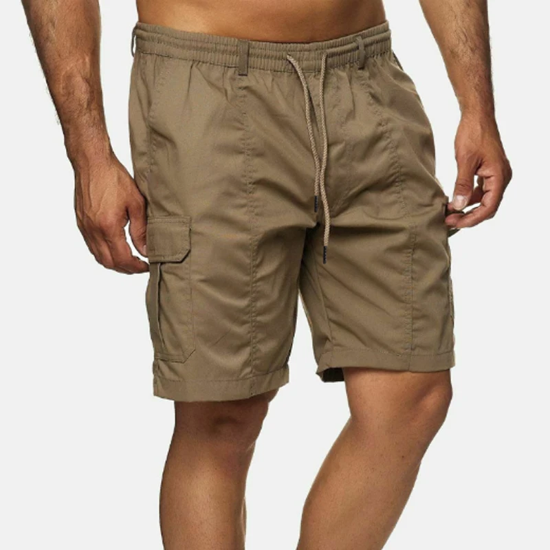 

Summer New Men's Multi-pocket Cargo Shorts Men's Loose Outdoor Sports Casual Pants Five Quarter Pants