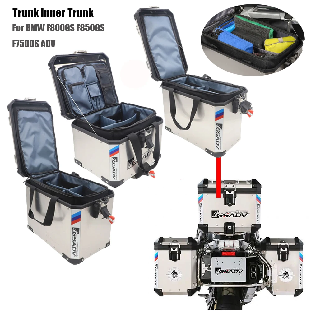

For BMW F800GS F850GS F750GS ADV Motorcycle bag luggage bags expandable Inner Bags For BMW R1200GS R1250GS Saddlebag Inner Bag