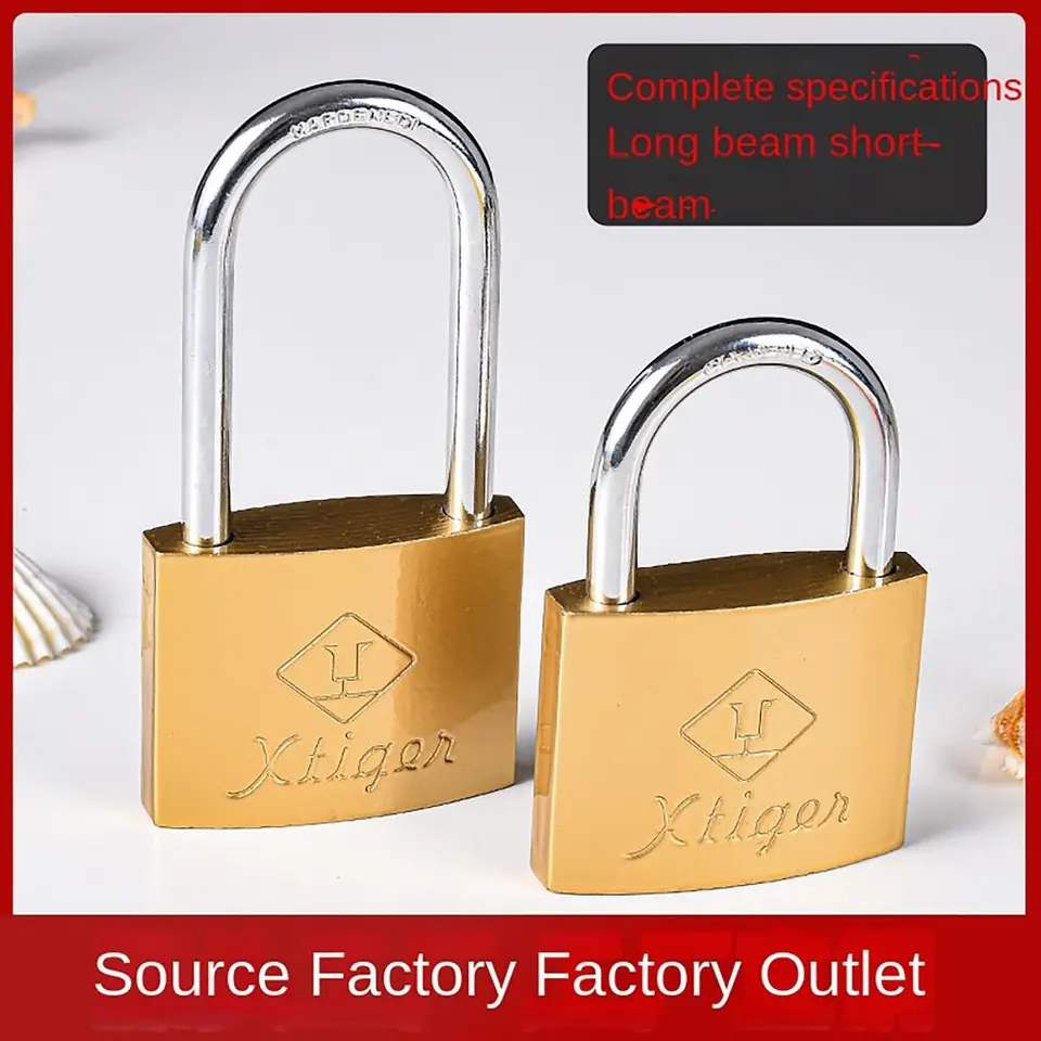 Solid Brass Padlock Keyed Different Locks Of 6 Pack, Solid Lock - View #8