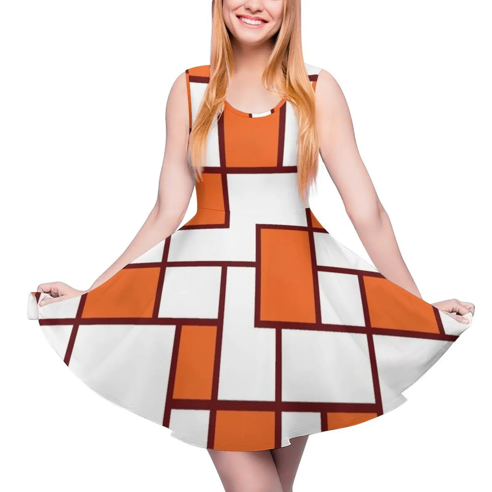 Blacksburg - Retro Rectangle Sleeveless Dress long dresses for women elegant womens dresses sale wedding dresses for parties