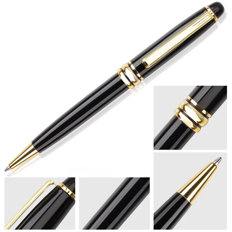 Fashion Ferrous Ballpoint Pens Laser Engraving Personalized Logo Offices Accessories Birthday Gifts Students Stationery Supplies