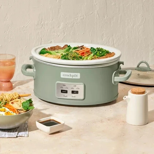 Crock-pot 7.0-Quart Cook & Carry Programmable Slow Cooker